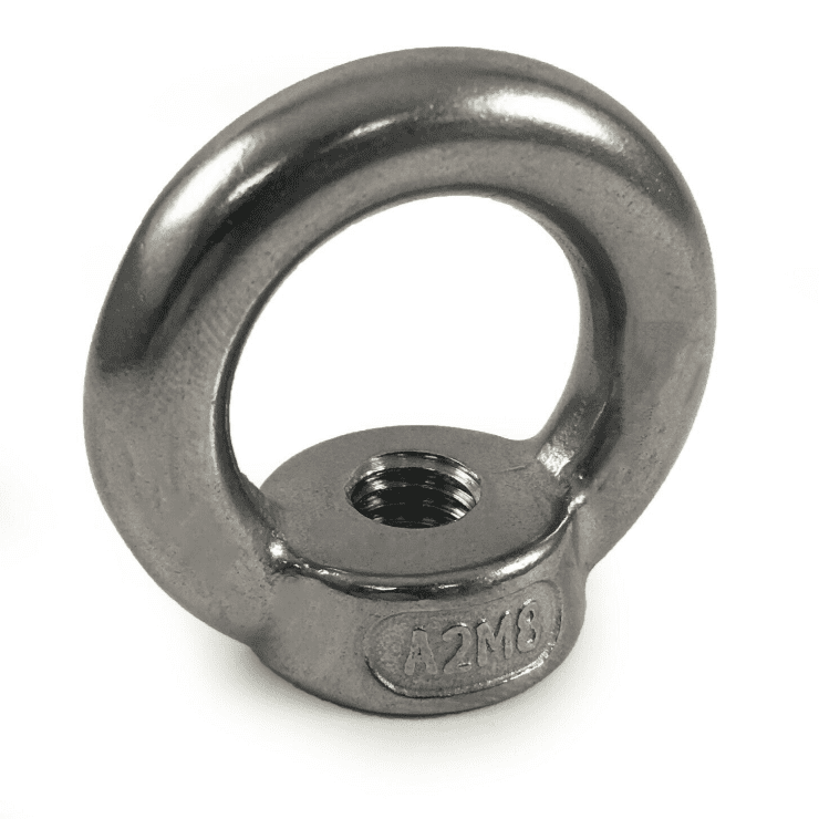 M8 A2 304 Stainless Steel Lifting Eye Nuts Bolts Din 580 582 Type Metric Coarse
