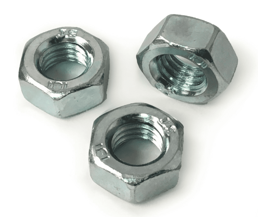 M8 Furniture Connector Bolts with Half Moon Luna Washer & Hex Nuts ...