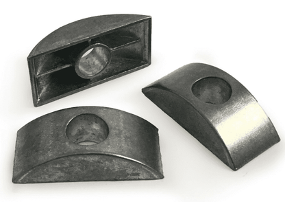 M8 Half Moon Luna Unthreaded Washers & Hex Nuts for Bunk Beds Cots