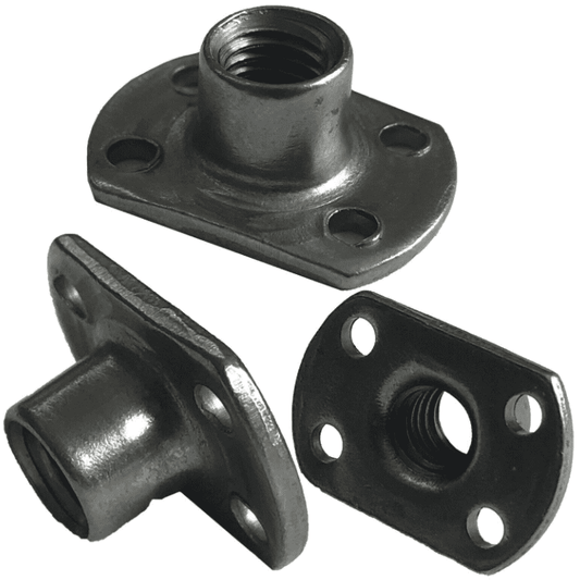 M8 M10 Carbon Steel Tee Spot Slab Based T Tee Nut Shape Weld Nuts Flat Holes