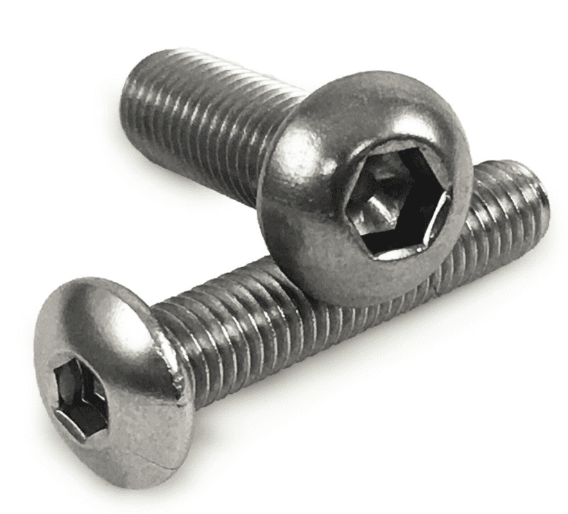 M8 M10 M12 M16 A2 Stainless Steel Button Head Allen Socket Bolts + A2 Wing Nuts