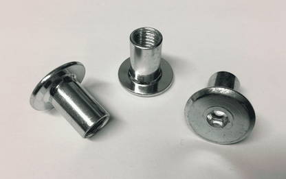 M8X120mm Furniture Connector Bolts & Cap Nuts Allen Key Flat Head Joint Fixing