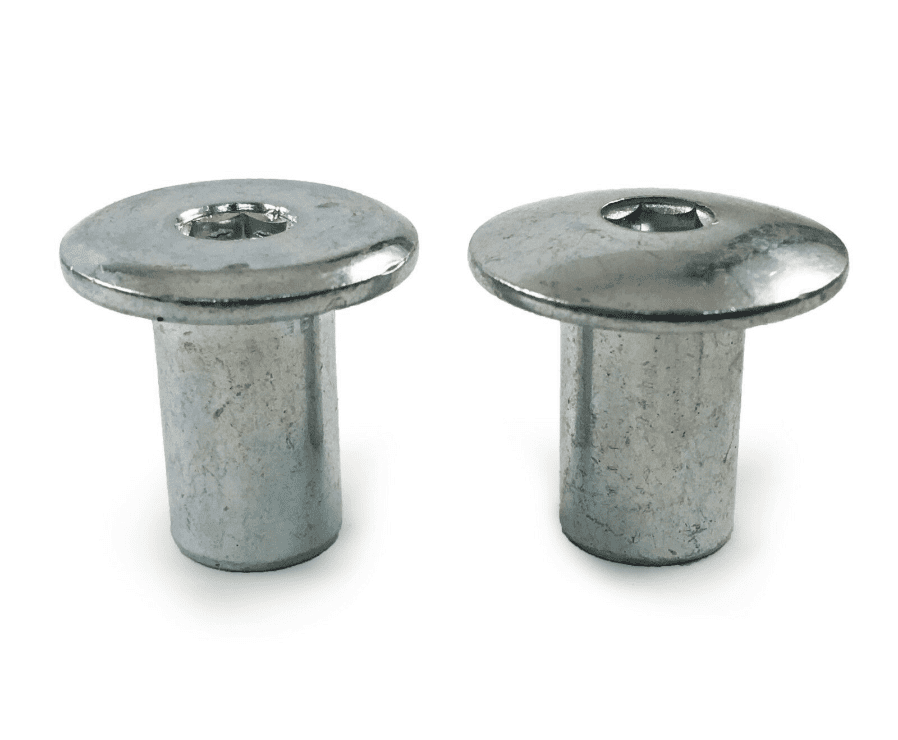 M8X140mm Furniture Connector Bolts & Cap Nuts Flat Head Joint Fixing Unit