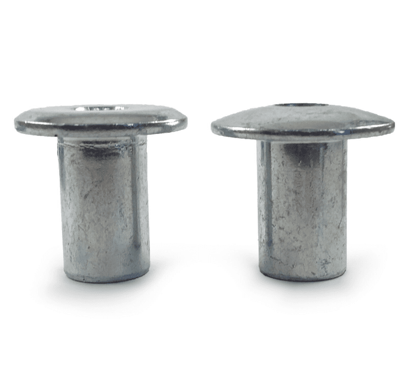 M8X140mm Furniture Connector Bolts & Cap Nuts Flat Head Joint Fixing Unit