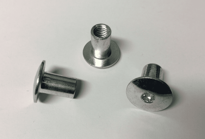 M8X20mm Furniture Connector Bolts & Cap Nuts Allen Key Domed Head Joint Fixing