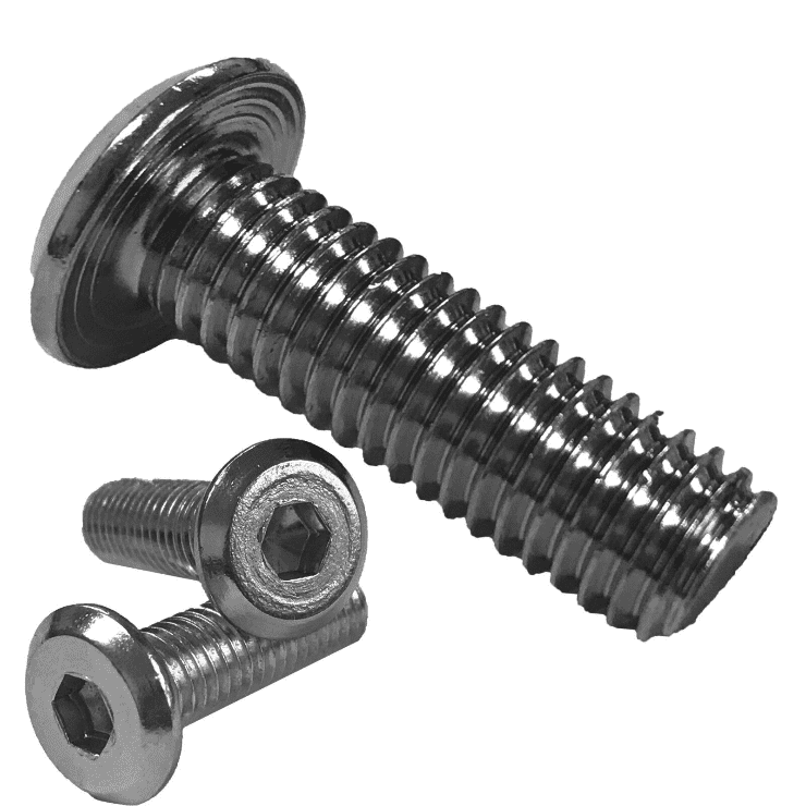 M8X25mm Furniture Connector Bolts Allen Key Flat Head Joint Fixing Unit