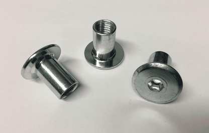 M8X60mm Furniture Connector Bolts & Cap Nuts Allen Key Flat Head Joint Fixing