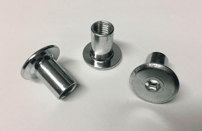M8X70mm Furniture Connector Bolts & Cap Nuts Allen Key Flat Head Joint Fixing