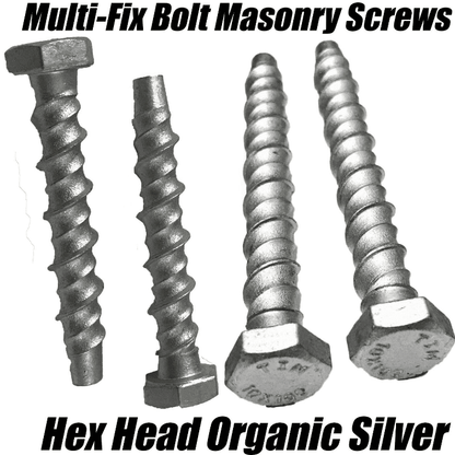 M8X75mm Timco Masonry Multi Fix Bolt Screw Anchor Hex Head Fixing Thunder Bolt
