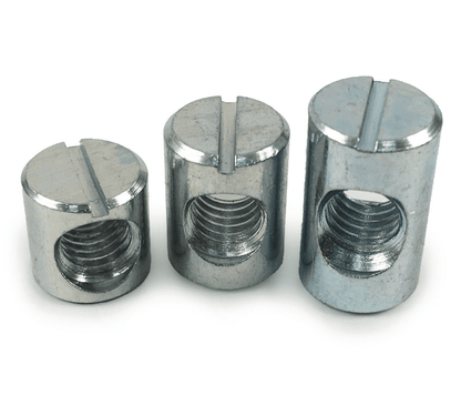 M8X80mm Furniture Connector Bolts & Cross Dowel Barrel Nuts Unit Bed Cot Desk