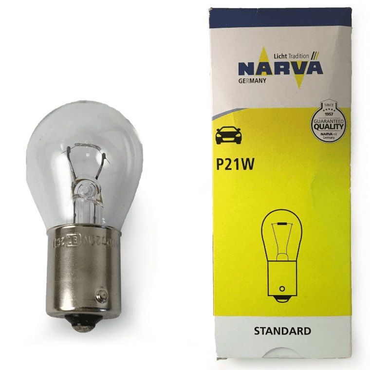 Narva 12V 21W Signal Bulb 1141 Single Socket 17635 Ba15S P21W
