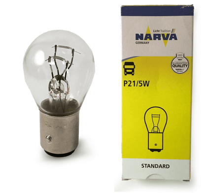 Narva 24V 21W Parking Bulb 1016 Squint Claw Dual Socket 17925 Bay15D P21/5W