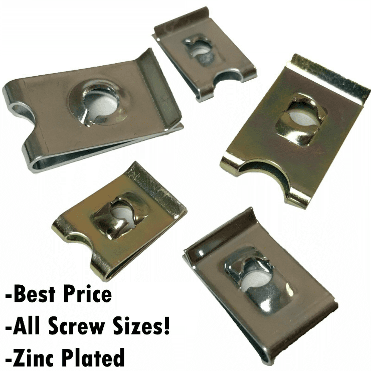 Number 10 Pozi Head Self Tapping Screws + Captive Nut Speed Fastener Panel Clips