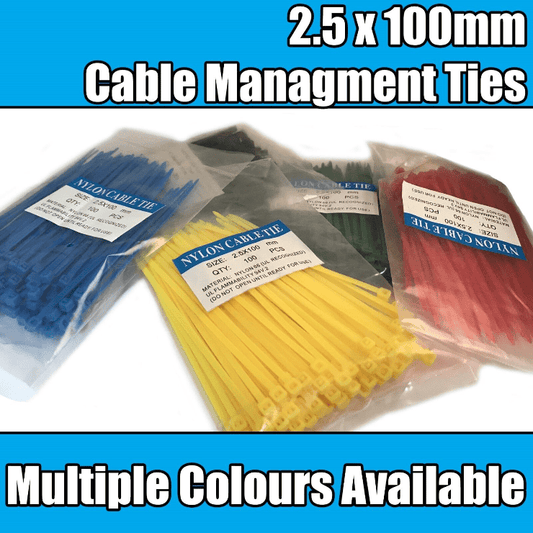 Nylon Plastic Cable Ties Zip Tie Wraps Cable Managment for Pc Computer Small