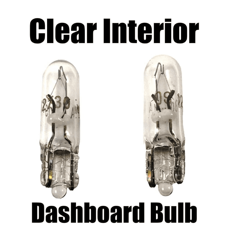 Osram Clear Interior Dashboard Bulb LED 12V 1W Wedge Socket 2322
