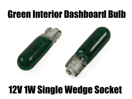 Osram Green Interior Dashboard Bulb Led 12V 1W Wedge Socket 2322