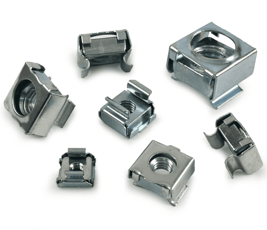 Pack Of 100 Cage Nuts Server Rack Mount Cabinet Pc Fixing M3 M4 M5 M6 M8 M10 M12