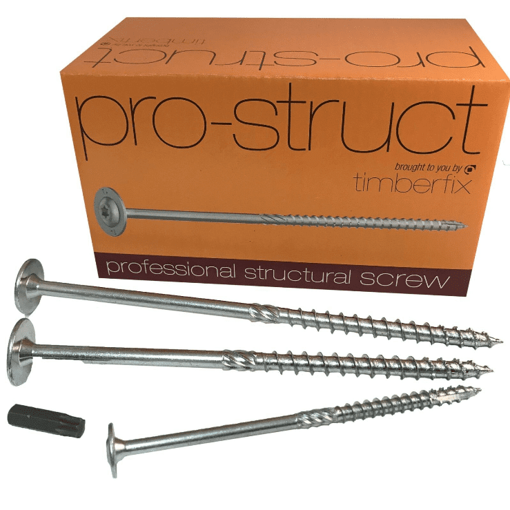 Prostruct Timberfix Structural Torx Timber Wood Screws Washer Head Spax Wirox