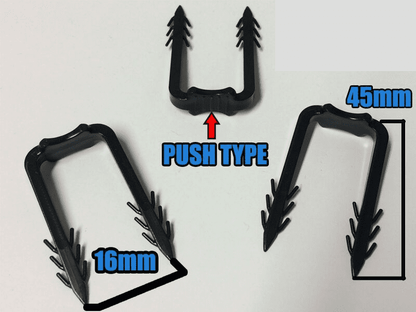 Pushfit 45mm Speedfit Underfloor Heating Ufh Pipe Clip Staples (Fit 16mm Pipe)