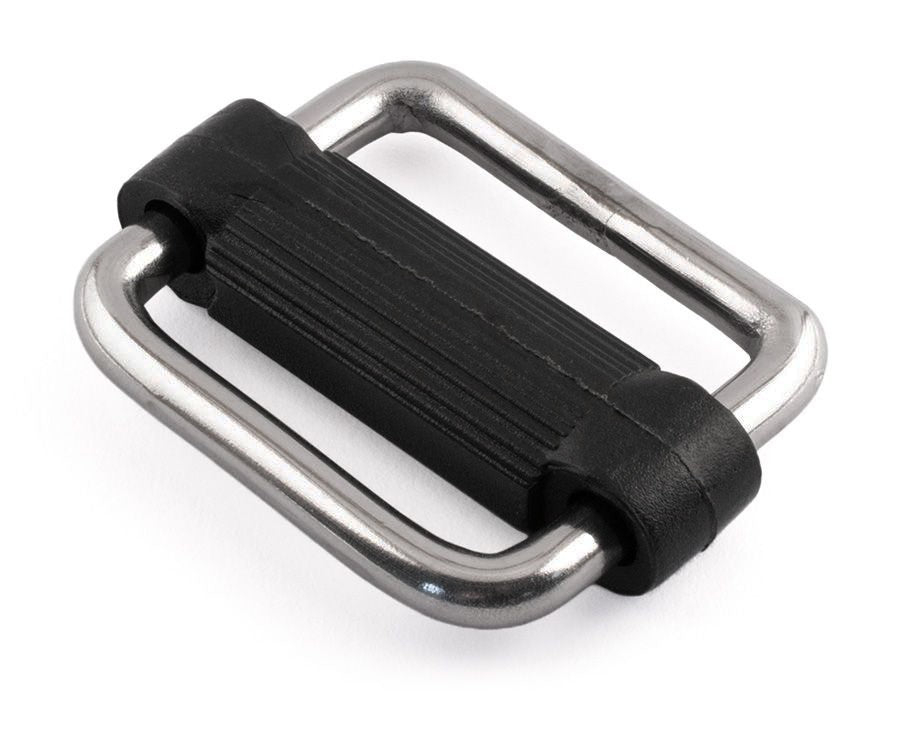 Adjustable Webbing Buckles Knurled Slide Bar Strap A4 Marine Stainless Steel