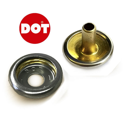 DOT Press Snap Long Cap Socket Fastener Fitting Boat Awning Canopy Canvas 8mm