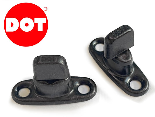 Genuine DOT 8mm Turnbutton Military Black Oxide Boat Canopy Cover Fasteners
