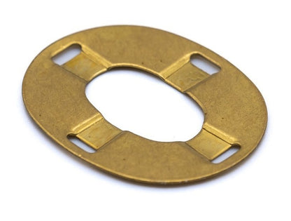 DOT 6mm Brass Turnbutton Fastener Backing Washer Eyelet Boat Canopy Awning Plate