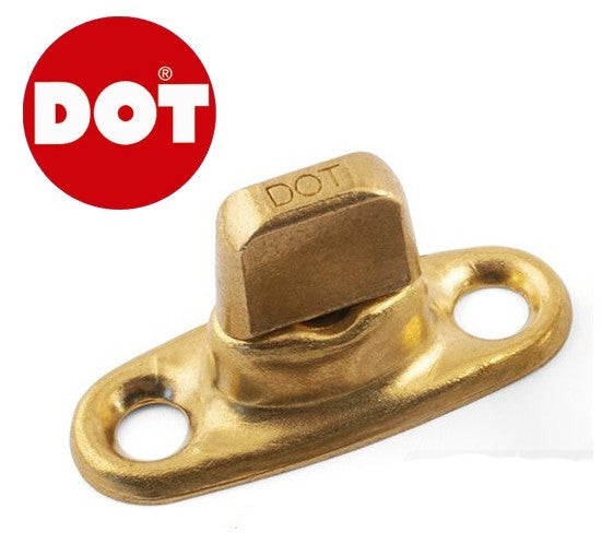 DOT 6mm Brass Turnbutton Fastener Gold Boat Canopy Gazebo Cover Longboat Awning