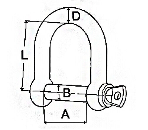 A4 Stainless Steel Cup Hooks Dimensions