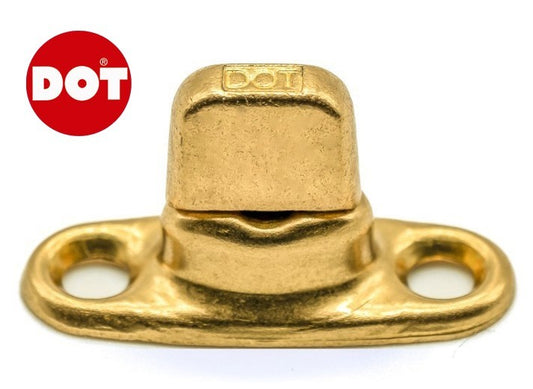 10x DOT Brass Turnbutton Twist Lock Gold Carpet Fastener For Car Interior Fabric