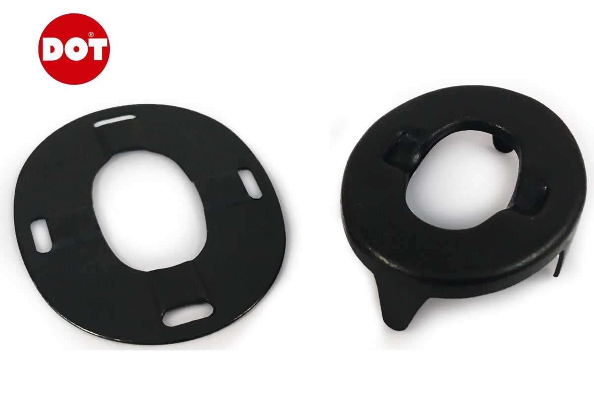 DOT 6 / 8mm Turnbutton Eyelet Washer Military Black Oxide Canopy Cover Fastener