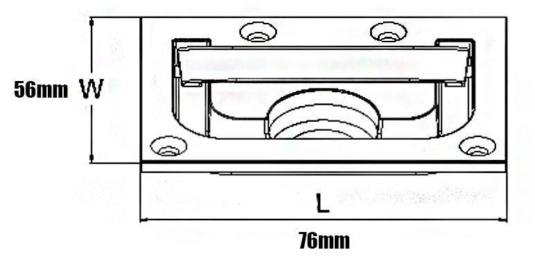 76mm Flush Lift Hatch Ring Handle Dimensions