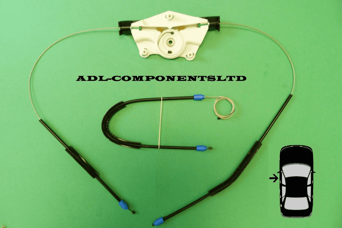 Seat Toledo Mk 2 II Window Regulator Kit Front Left '99-'06
