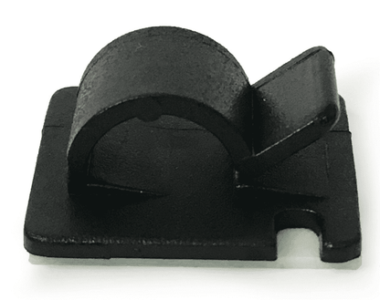 Self Adhesive Nylon Clips for Cable Wire Conduit Black Or White 16mm 25mm 28mm