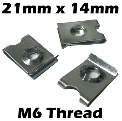 Speed Fasteners Metric Size M4 M5 M6 U Clips Auto Captive Nut