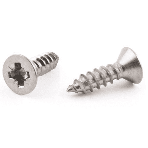 Stainless Steel Self Tapping Screws No.6X1/2"/3.5x13mm Pozi Countersunk