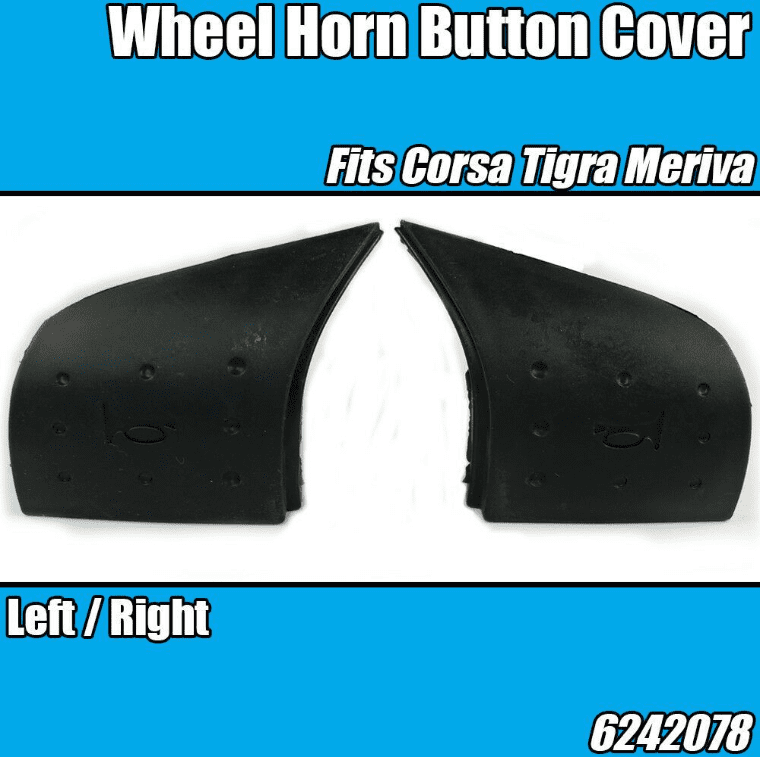 Steering Wheel Horn Button Right Left Cover for  Vauxhall Meriva A Corsa C Tigra