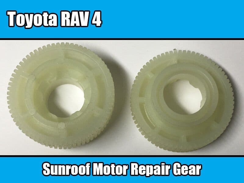 Sunroof Motor Repair Gear for Toyota Rav 4 Window Replacement White Plastic