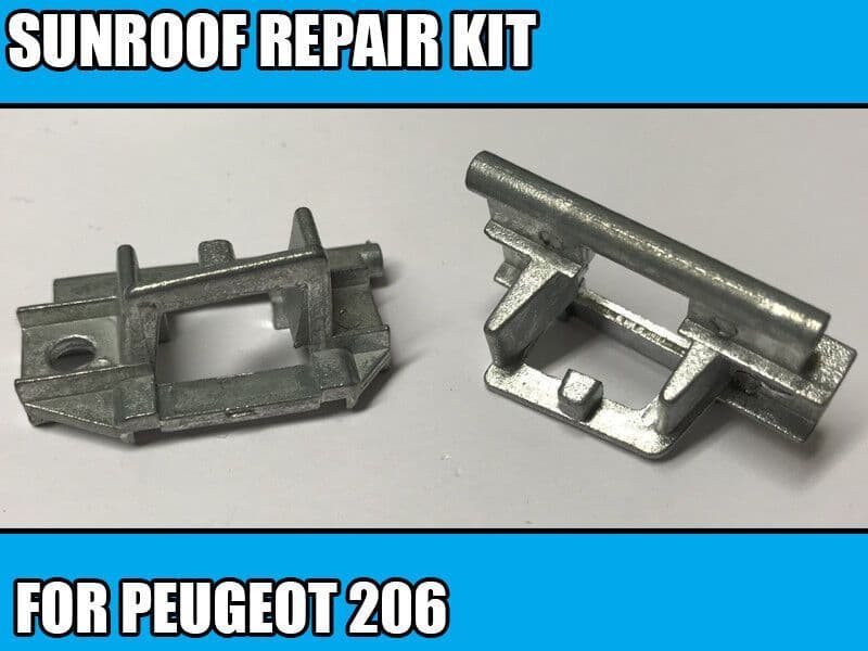 Sunroof Repair Kit for Peugeot 206  Left & Right Metal Slider Brand New 2 Pieces