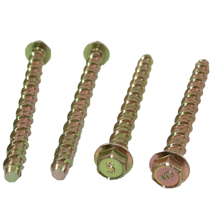 Thunderbolt M5 Flange Head Bolt Masonry Concrete Brick Anchor Screw