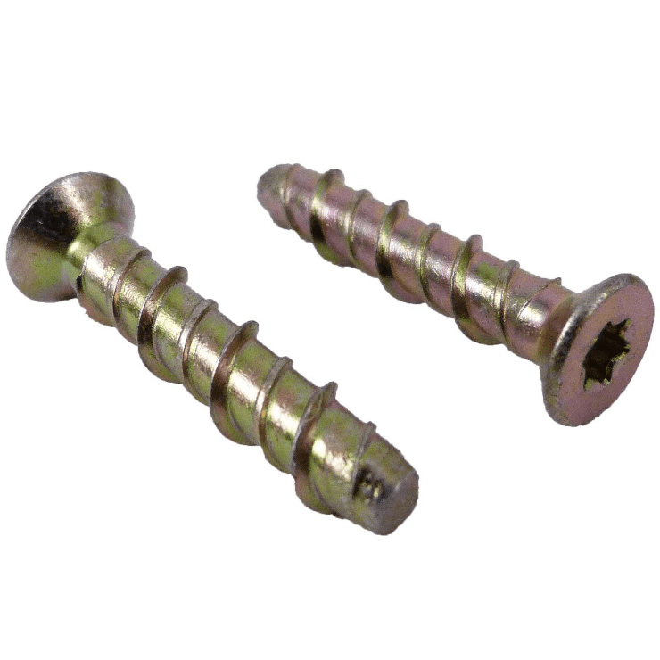 Thunderbolt M5 Torx Head Counter Sink Sunk Bolt Masonry Concrete Anchor Screw