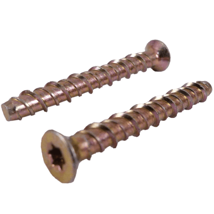 Thunderbolt M5 Torx Head Counter Sink Sunk Bolt Masonry Concrete Anchor Screw