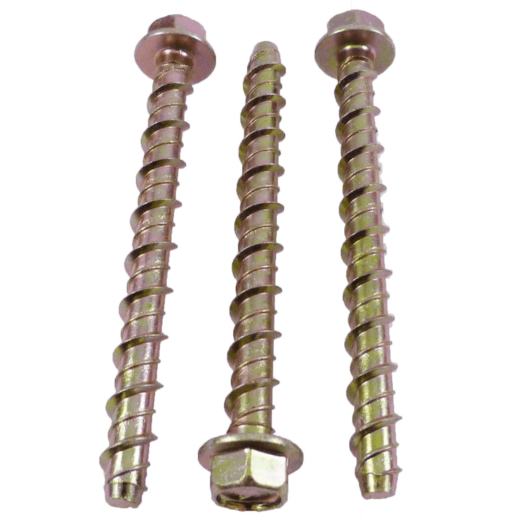 Thunderbolt M6 Flange Head Bolt Masonry Concrete Brick Anchor Screw