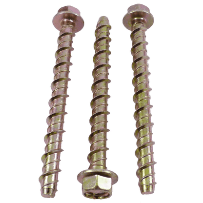 Thunderbolt M6 Flange Head Bolt Masonry Concrete Brick Anchor Screw