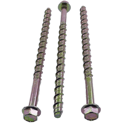 Thunderbolt M6 Flange Head Bolt Masonry Concrete Brick Anchor Screw