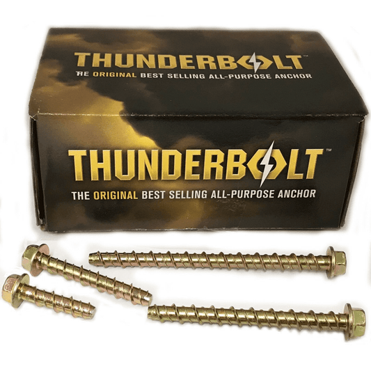 Thunderbolt M6 Flange Head Bolt Masonry Concrete Brick Anchor Screw