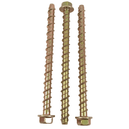 Thunderbolt M6 Flange Head Bolt Masonry Concrete Brick Anchor Screw