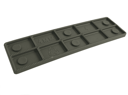 Timco 100x28X4 Grey Plastic Flat Packers Shims Frame Window Glazing Flooring
