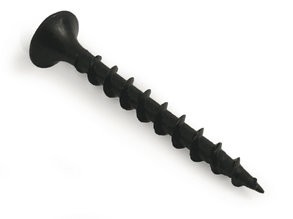 Timco 3.5 Coarse Thread Drywall Plasterboard Screws Bugle Head Black Steel Tub
