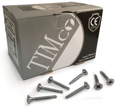 Timco 3.5x38mm Bugle Head Self Drilling Phillips Drive Tek Drywall Screw Metal
